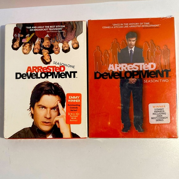 🌙 3/$30 Arrested Development Seasons 1 and 2 
📀 DVD New Sealed - Picture 1 of 3